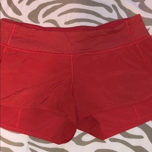 Lululemon Athletica running shorts
